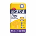 FRALDA ADULTO BIGFRAL PLUS XG COM 7 UNIDADES