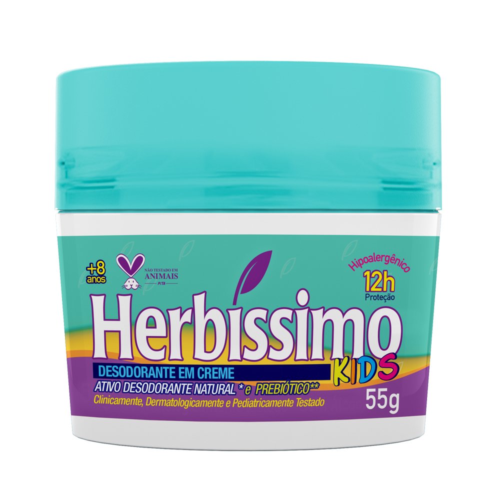 Desodorante Em Creme Herbíssimo Kids 55g