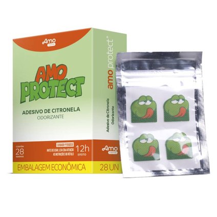 ADESIVO DE CITRONELA AMO PROTECT 28 UNIDADES