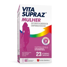 SUPLEMENTO ALIMENTAR VITA SUPRAZ MULHER 60 COMPRIMIDOS