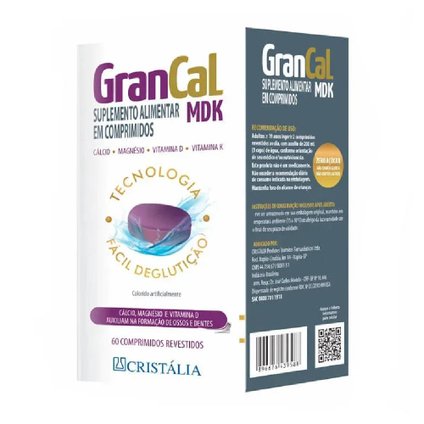 SUPLEMENTO ALIMENTAR GRANCAL MDK 60 COMPRIMIDOS