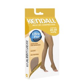 MEIA LONGA 7/8 MÉDIA COMPRESSÃO KENDALL SEM PONTEIRAS MEL GG