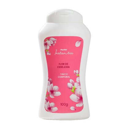 TALCO CORPORAL PANVEL INSTANTES FLOR DE CEREJEIRA 100G