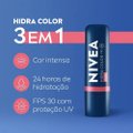 HIDRATANTE LABIAL NIVEA HIDRA COLOR ROSE FPS30 4,8G