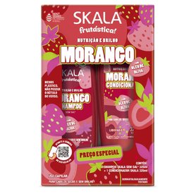 KIT SKALA MORANGO SHAMPOO 325ML + CONDICIONADOR  325ML