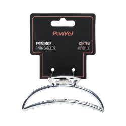 Piranha De Metal Para Cabelo - Tamanho Médio - Brilho Prata Panvel