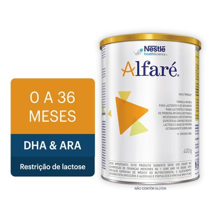 NESTLÉ ALFARE FÓRMULA INFANTIL LATA 400G