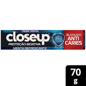CREME DENTAL CLOSEUP PROTEÇÃO BIOATIVA BLOQUEIO ANTICÁRIES 70G