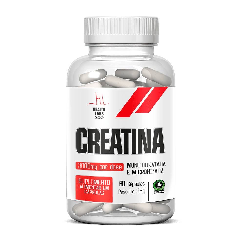 Creatina Health Labs 60 Cápsulas