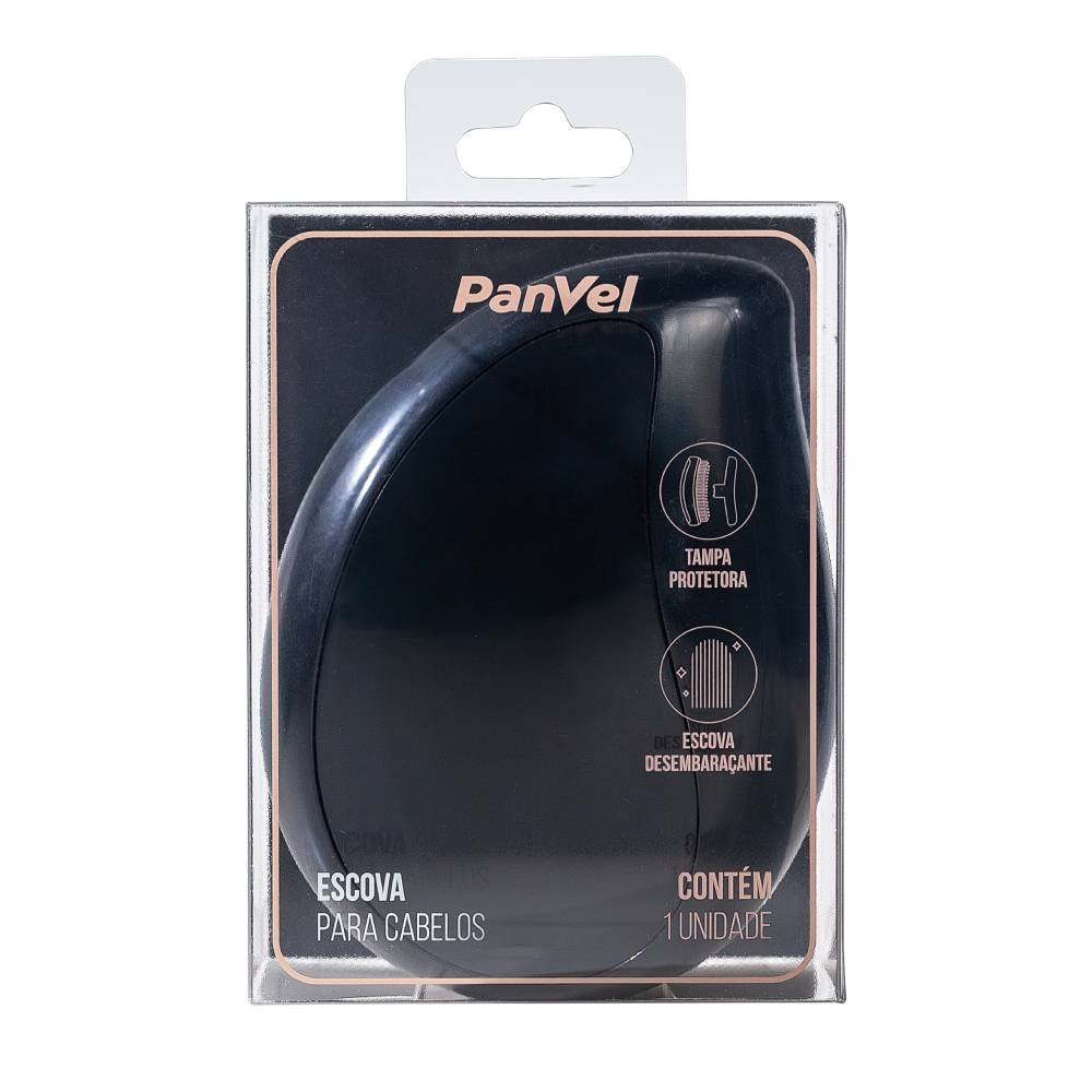 Escova De Cabelo Portátil Com Tampa Panvel