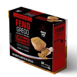 Suplemento Alimentar Feno Grego Health Labs 60 Cápsulas