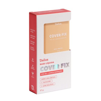 BASE LÍQUIDA DAILUS COVER FIX D3 CLARO 27G