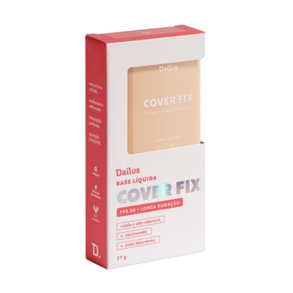 BASE LÍQUIDA DAILUS COVER FIX D2 CLARO 27G