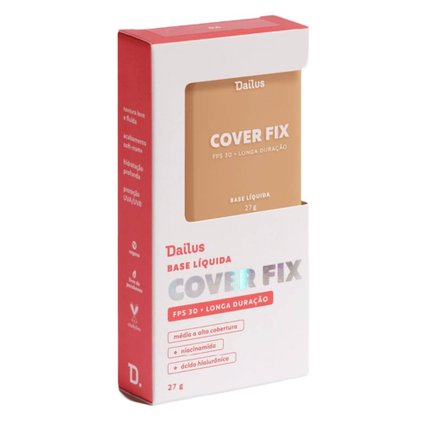 BASE LÍQUIDA DAILUS COVER FIX D6 MEDIO 27G
