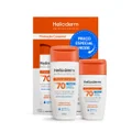 KIT HELIODERM PROTETOR SOLAR CORPORAL FPS 70 200+120ML