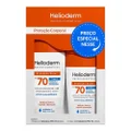 KIT HELIODERM PROTETOR SOLAR CORPORAL FPS 70 200+120ML