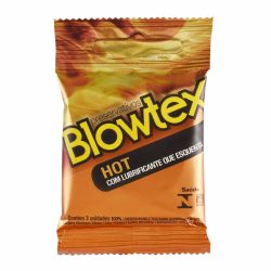 Preservativo Blowtex Lubrificado Hot C/ 3