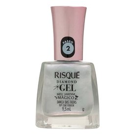 TOP COAT FIXADOR RISQUÉ DIAMOND GEL MEU JARDIM MÁGICO DANÇA DAS FADAS 9,5ML