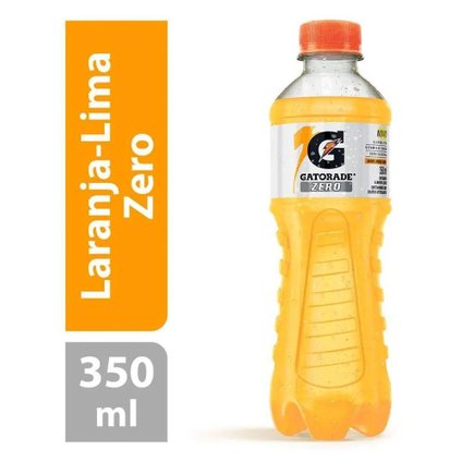 ISOTÔNICO GATORADE LARANJA-LIMA ZERO 350ML