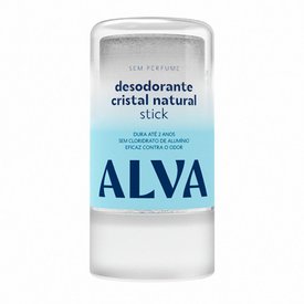 DESODORANTE EM STICK ALVA CRISTAL NATURAL 120G