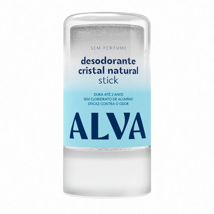 DESODORANTE EM STICK ALVA CRISTAL NATURAL 120G