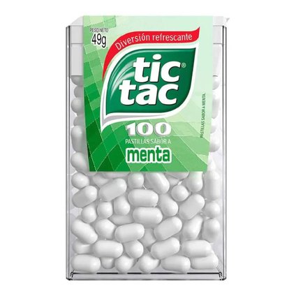 PASTILHA TIC TAC MENTA 49G