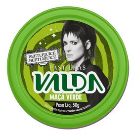 PASTILHAS VALDA BEETLEJUICE MAÇA VERDE 50G