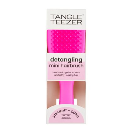 ESCOVA DE CABELO TANGLE TEEZER THE ULTIMATE DETANGLER MINI RUNWAY PINK
