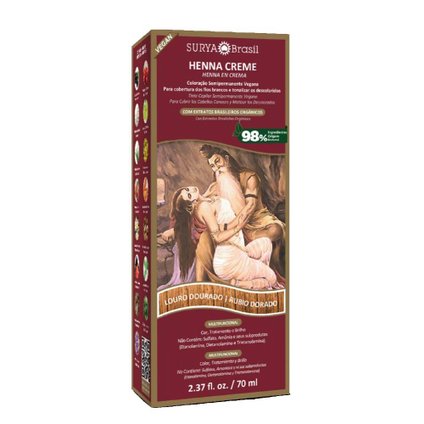 TINTURA SURYA HENNA CREME LOURO DOURADO