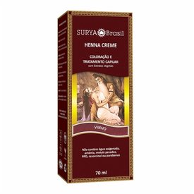 TINTURA SURYA HENNA CREME VINHO