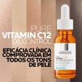 SERUM FACIAL ANTIOXIDANTE LA ROCHE-POSAY PURE VITAMINA C 12 OIL CONTROL 15ML