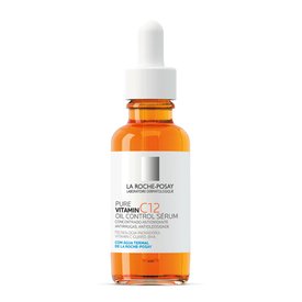 SÉRUM FACIAL ANTIOXIDANTE LA ROCHE-POSAY PURE VITAMINA C 12 OIL CONTROL 30ML