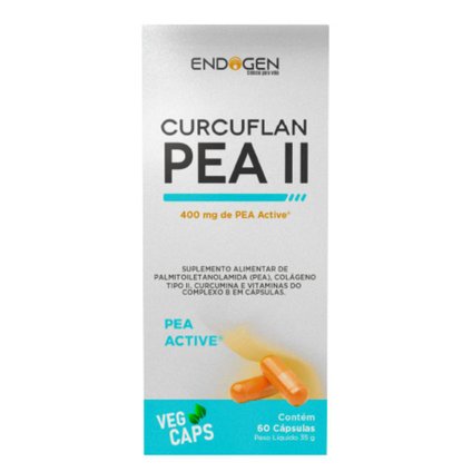 SUPLEMENTO ALIMENTAR CURCUFLAN ENDOGEN PEA 2 COM 60 CÁPSULAS