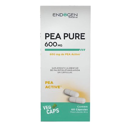 SUPLEMENTO ALIMENTAR PEA PURE ENDOGEN 60 CÁPSULAS