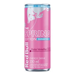 Energético Red Bull Frutas Vermelhas Sugar Free 250ml