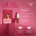KIT HIDRATAÇÃO LABIAL NIINA SECRETS CELEBRATION HIDRA BALM 3,2G E LIP OIL SHINE FLOWERS 7ML