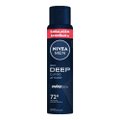 DESODORANTE ANTITRANSPIRANTE AEROSOL NIVEA MEN DEEP CARVÃO ATIVADO 200ML