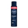 DESODORANTE ANTITRANSPIRANTE AEROSOL NIVEA MEN DEEP CARVÃO ATIVADO 200ML