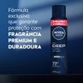 DESODORANTE ANTITRANSPIRANTE AEROSOL NIVEA MEN DEEP CARVÃO ATIVADO 200ML