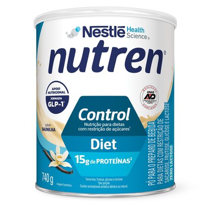 COMPLEMENTO ALIMENTAR NUTREN CONTROL DIET BAUNILHA 740G