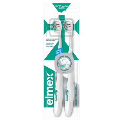 ESCOVA DENTAL ELMEX SENSITIVE PROFESSIONAL COM 2 UNIDADES