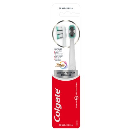 KIT ESCOVA DENTAL COLGATE TOTAL FORMING CLEAN 2 UNIDADES