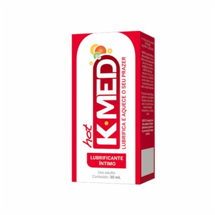 GEL LUBRIFICANTE K-MED HOT FRASCO 30ML