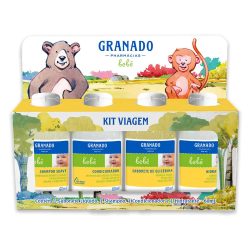 Kit Granado Bebê Tradicional Shampoo + Condicionador + Sabonete Líquido + Hidratante 60ml Cada