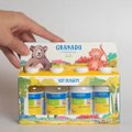 KIT VIAGEM GRANADO BEBÊ SHAMPOO+ CONDICIONADOR+ SABONETE+ HIDRATANTE 60ML CADA