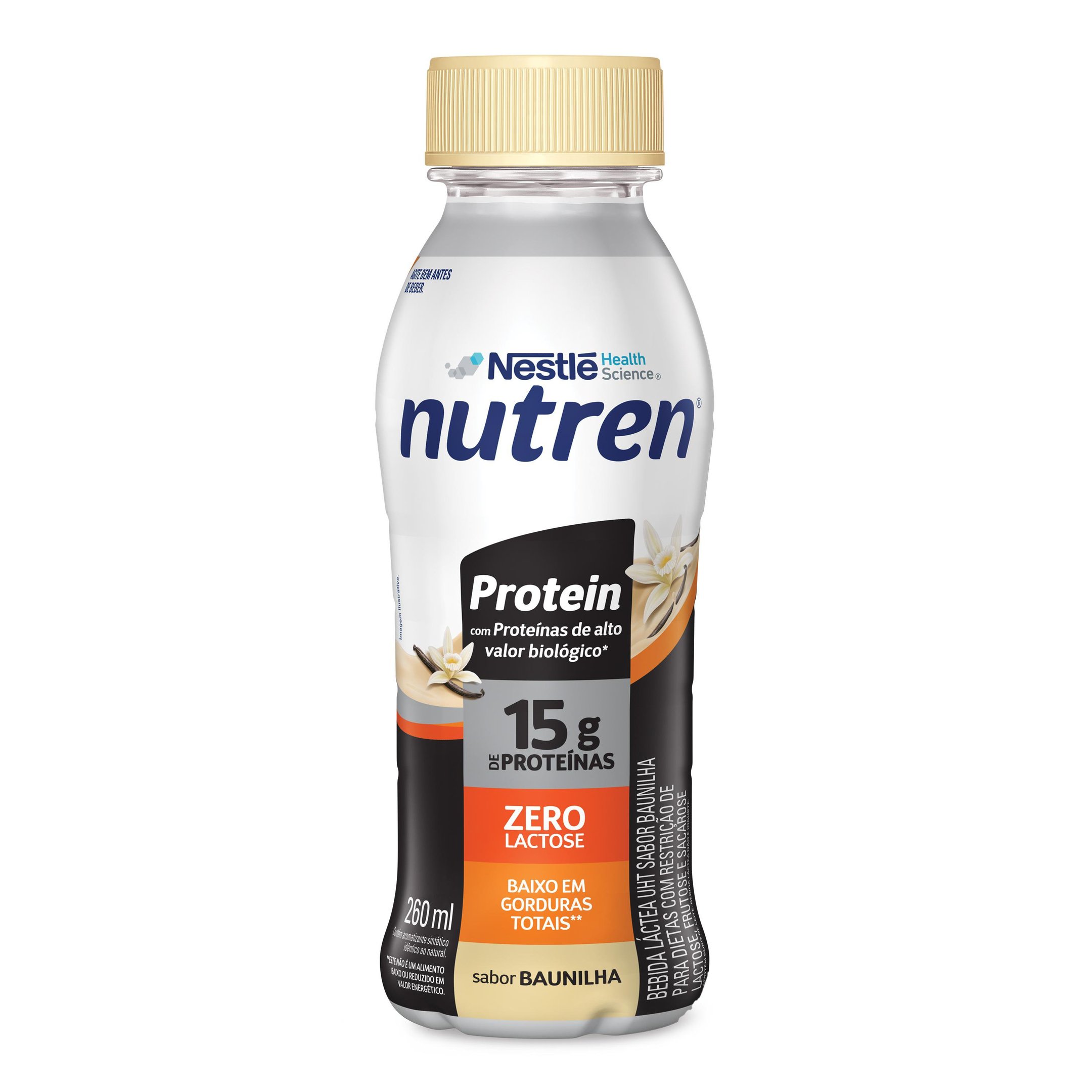 Bebida Láctea Nutren Protein Baunilha 15g 260ml