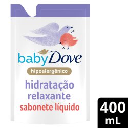 Sabonete Líquido De Glicerina Hidratação Relaxante Baby Dove Hora De Dormir Refil 400ml