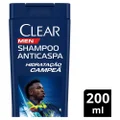 SHAMPOO ANTICASPA CLEAR MEN HIDRATAÇÃO CAMPEÃ 200ML