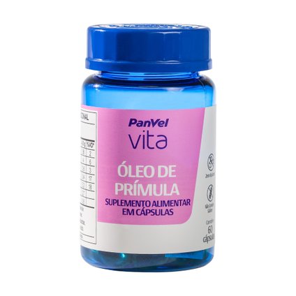 ÓLEO DE PRÍMULA PANVEL VITA 660MG 60 CÁPSULAS