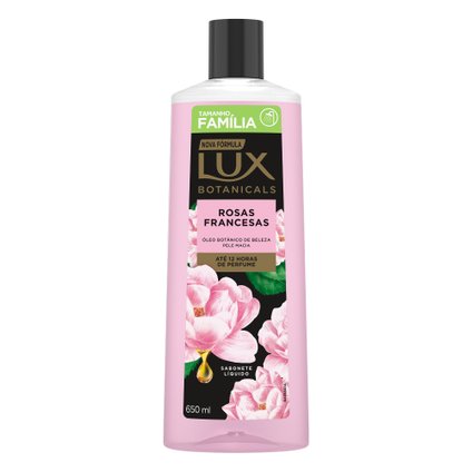 SABONETE LÍQUIDO LUX BOTANICALS ROSAS FRANCESAS 650ML